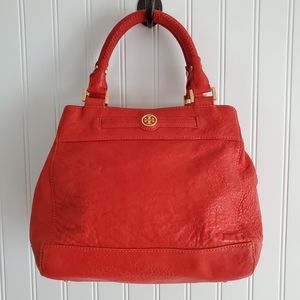 Tory Burch Satchel Bright Red